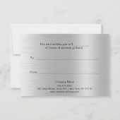 銀グリッター美しいサロンギフト券 (裏面)