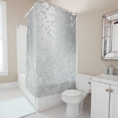 銀グリッター金グラデーション属スパークル紙吹雪 シャワーカーテン (インサイチュ)