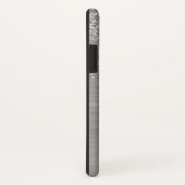 銀グリッター金属まつ毛美しいモノグラムC Case-Mate iPhoneケース (裏面/右)