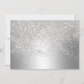 銀グリッター金属箔フォトスイート16 招待状 (裏面)