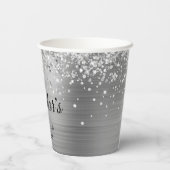 銀グリッター金属箔菓子16 紙コップ (裏面)