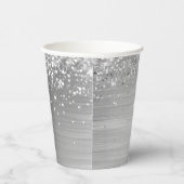 銀グリッター金属箔菓子16 紙コップ (右)