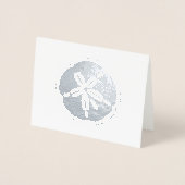 銀サンドドル 箔カード (正面)