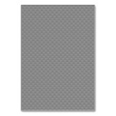 銀シンボリック鹿オンカーボンファイバースタイルプリント テーブルナンバー (裏面)