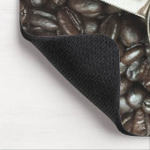 銀スコップ写真付き焙煎コーヒー豆 マウスパッド (コーナー)