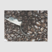 銀スコップ写真付き焙煎コーヒー豆 薄葉紙 (正面)