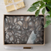 銀スコップ写真付き焙煎コーヒー豆 薄葉紙 (ギフト)