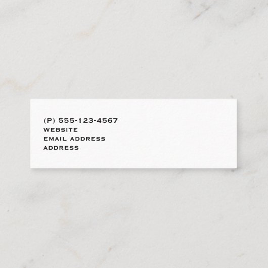 銀スタイリッシュのスターラップオンイングリッシュライディングサドル スキニー名刺 (裏面)