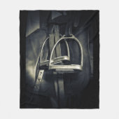 銀スタイリッシュのスターラップオンイングリッシュライディングサドル フリースブランケット (正面)