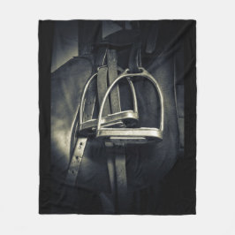 銀スタイリッシュのスターラップオンイングリッシュライディングサドル フリースブランケット