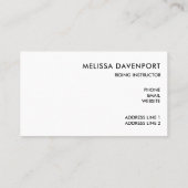 銀スタイリッシュのスターラップオンイングリッシュライディングサドル 名刺 (裏面)