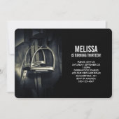 銀スタイリッシュのスターラップオンイングリッシュライディングサドル 招待状 (正面)