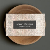 銀スタイリッシュスフェイクケイン美しいファッションレトロ 名刺