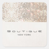 銀スタイリッシュフェイクモダン続編 スクエアシール (正面)