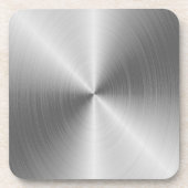 銀ステフェイクンレス鋼 コースター (正面)