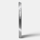 銀ステンレス鋼メタル Case-Mate iPhoneケース (裏面 / 左)