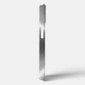 銀ステンレス鋼メタル Case-Mate iPhoneケース (裏面 / 右)