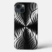 銀ステンレス鋼金属元素 Case-Mate iPhoneケース (裏面)