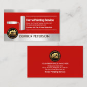 銀ストライプ製ロー絵を描ラブ絵を描ラシ 名刺 (正面/裏面)