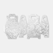 銀スワールギフトボックス フェイバーボックス (折り畳みなし)