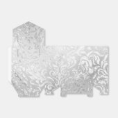 銀スワールギフトボックス フェイバーボックス (折り畳みなし)