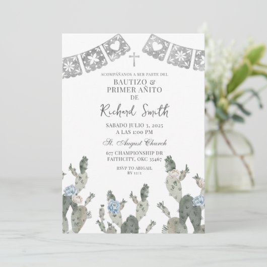 銀ダスティブルーメキシカンサボティゾ 招待状 (スタンド正面)