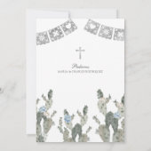 銀ダスティブルーメキシカンサボティゾ 招待状 (裏面)