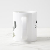 銀ダックウィング型鳥類 ジャンボコーヒーマグカップ (裏面)