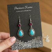 銀ダマエレガントスコイヤリングディスプレイカード