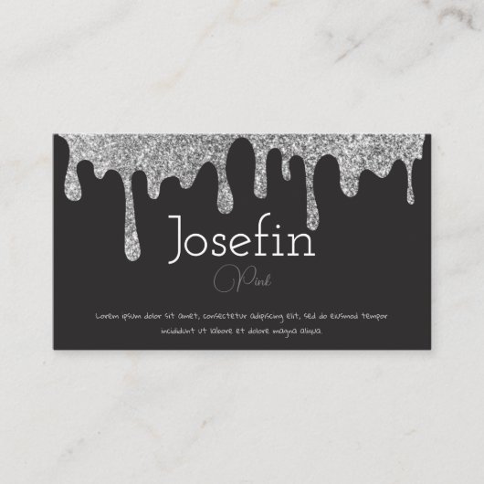 銀ダレ絵を描ス溶融インクスプラッシュ 名刺 (正面)