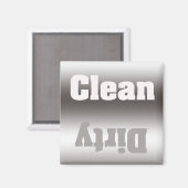 銀トープ汚れクリーン磁石 マグネット (正面/裏面)