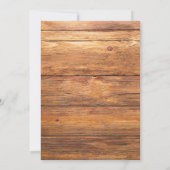 銀ドルツリーのベビーシャワー 招待状 (裏面)