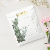 銀ドル結婚ユーカリ フェイバーバッグ (封をした状態)