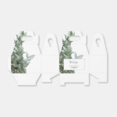 銀ドル結婚ユーカリ フェイバーボックス (折り畳みなし)