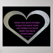 銀ハートフィットネス ポスター (正面)