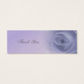 銀バラ結婚式の引き出物ラベル (裏面)