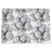 銀バルーン紙抱き枕 ラージペーパーバッグ (正面)