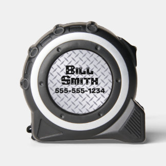 銀パーソナライズされたダイヤモンド板模様 メジャー