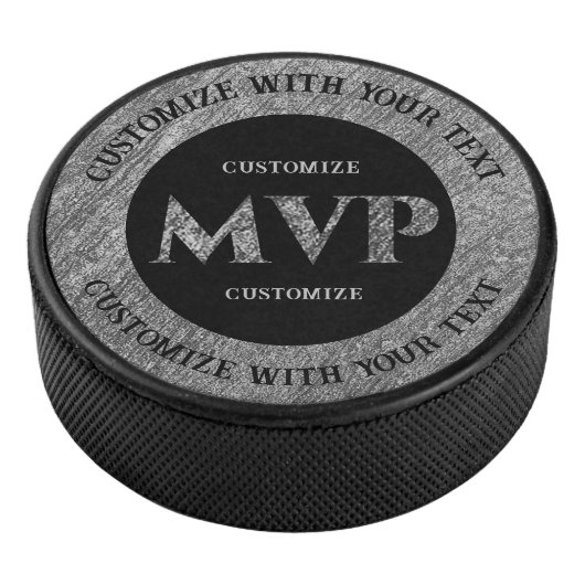 銀パーソナライズされたMVP アイスホッケーパック (3/4)