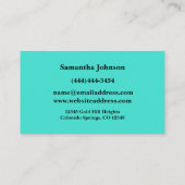 銀ファンシー鍵実在財務仲介業者名刺 名刺 (裏面)