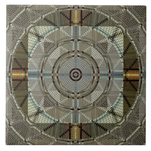 銀フィリーグリー タイル (正面)