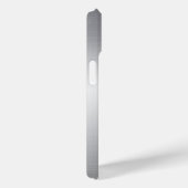 銀フェイクグリッターグラムきらきら光るメパーソナライズされたタル Case-Mate iPhoneケース (裏面 / 右)