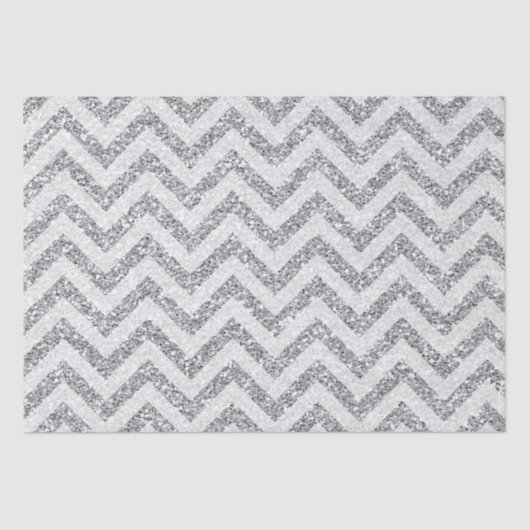 銀フェイクグリッターティッシュペーパー 薄葉紙 (正面)