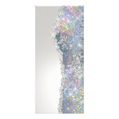 銀フェイクグリッター箔の価格リストのラックカード ラックカード (裏面)