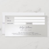 銀フェイクグリッター箔ギフト券 (裏面)