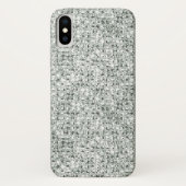 銀フェイクグリッター Case-Mate iPhoneケース (裏面)