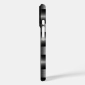 銀フェイクグレーメタルiPhoneケース Case-Mate iPhoneケース (裏面 / 左)