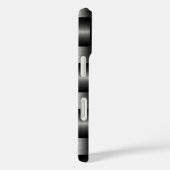 銀フェイクグレーメタルiPhoneケース Case-Mate iPhoneケース (裏面 / 右)