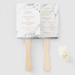 銀フェイク大理石の高級モダン結婚式 ハンドファン