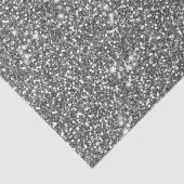 銀フェイク灰色グリッターテクスチャの外観のようなデザイン 薄葉紙 (詳細)
